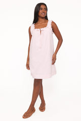 Olivienne Mini Dress - Pink Stripe