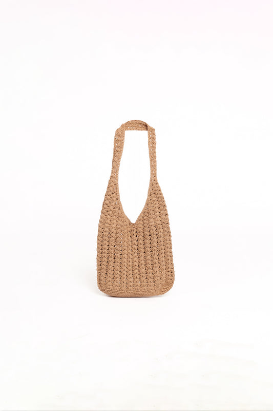 Avery Woven Bag - Tan