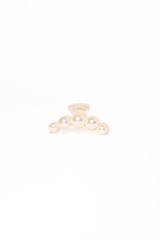Camille Hair Clip - Pearl