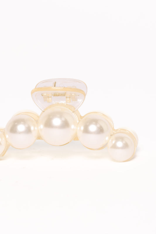 Camille Hair Clip - Pearl
