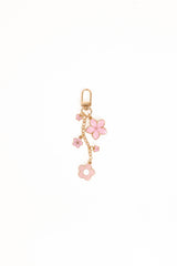Claudia Flower Key Chain - Pink