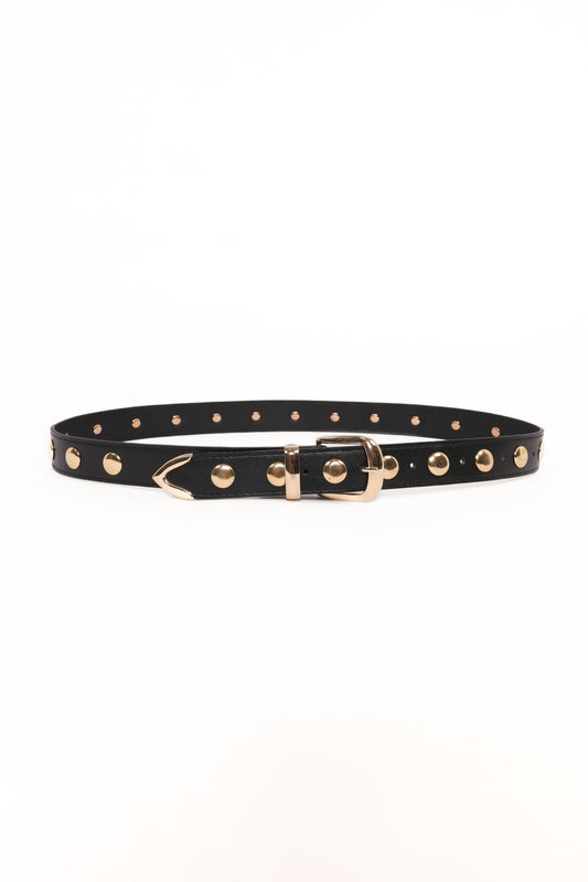 Dallas Studded Belt - Black