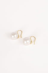 Daniella Pearl Earrings - Gold