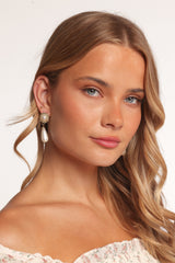 Estelle Earrings - Gold/Pearl