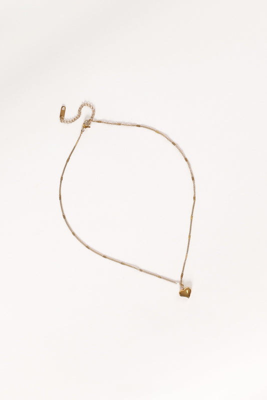 Fay Heart Shaped Necklace - Gold