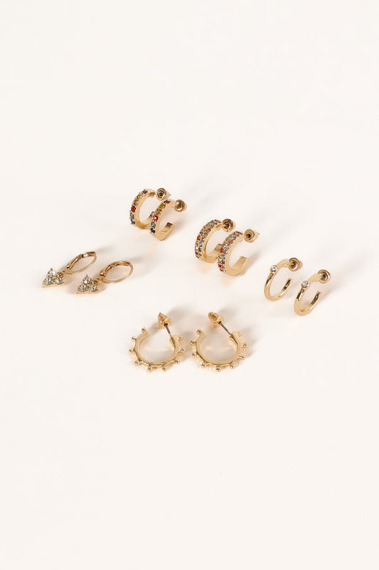 Felix 5 Pack Earring Set - Multi