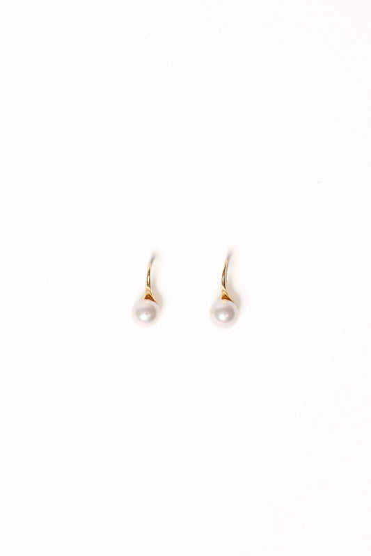 Finley Earrings - Gold/Pearl