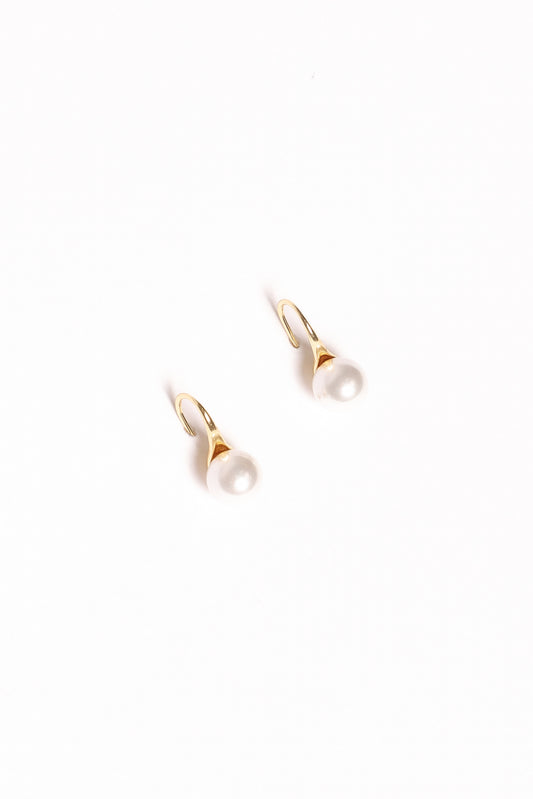 Finley Earrings - Gold/Pearl