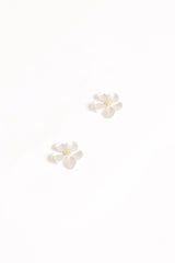 Gisella Flower Earrings - White