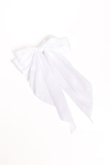 Grace Hair Bow - White
