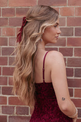 Helena Hair Bow - Red