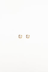 Helene Stud Earrings - Gold/Pearl