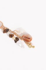 Imogen Shell Key Chain - Gold