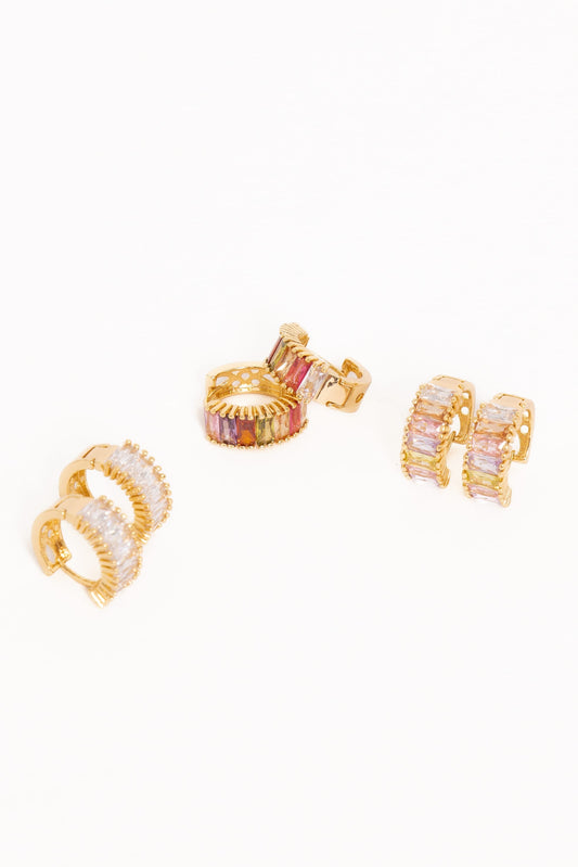 Isla 3 Pack Earrings Set - Multi