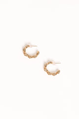 Jennie Flower Earrings - Gold