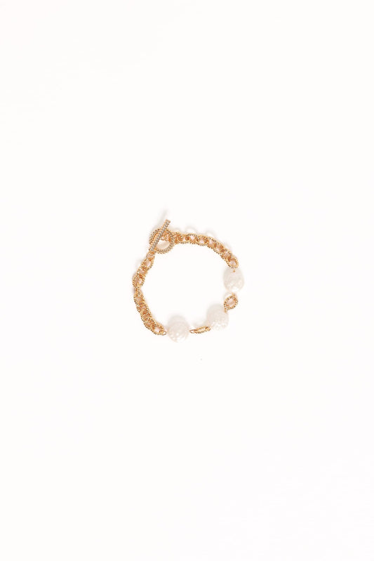 Kai Bracelet - Gold/Pearl