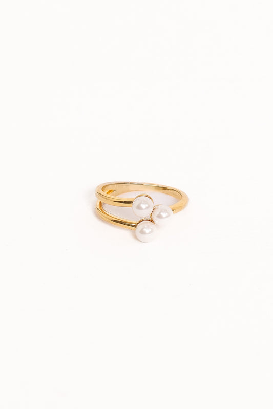 Kelsey Pearl Ring - Gold