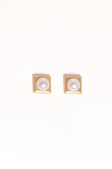 Kimmy Pearl Earrings - Gold