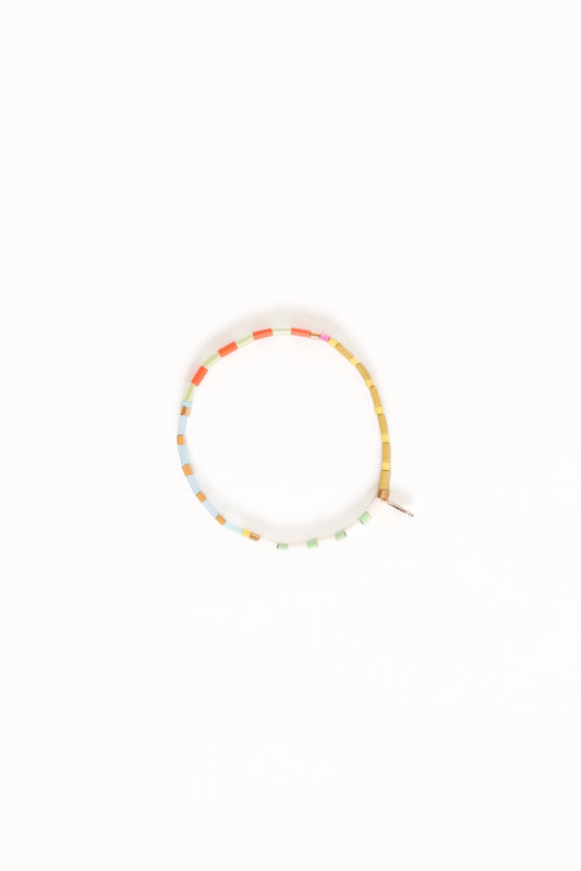 Kylie Bead Bracelet - Chartreuse