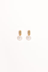 Luciana Earrings - Gold/Pearl