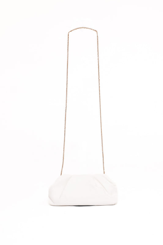Lucy Clutch Bag - White