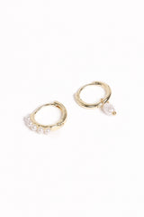 Maracuja Earring Set - Gold/Pearl