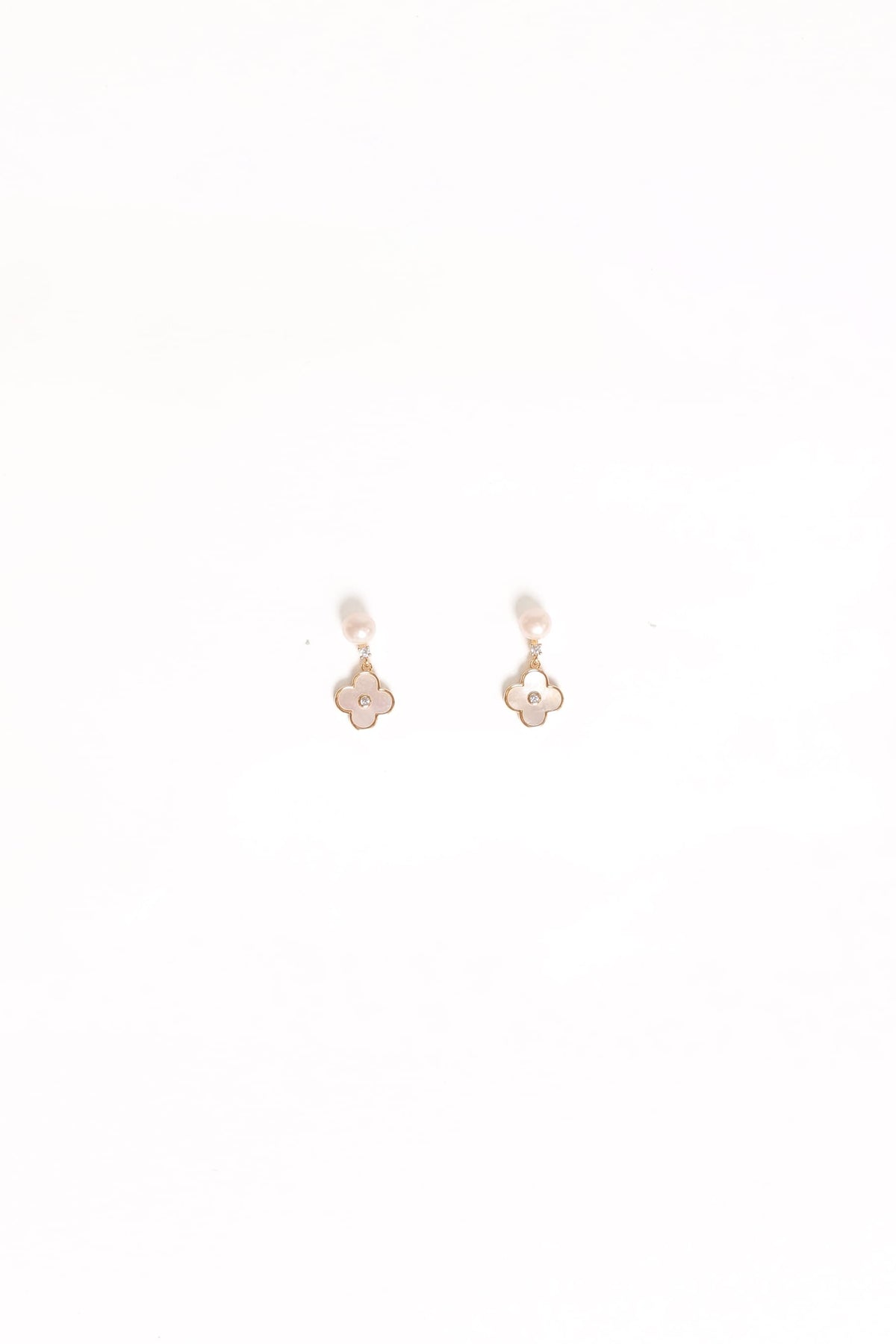 Marlowe Flower Earrings - Gold