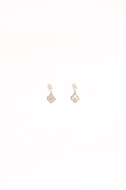 Marlowe Flower Earrings - Gold