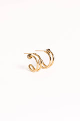 Megan Earrings - Gold