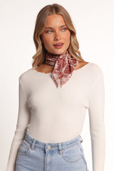 Melanie Scarf - Red Floral