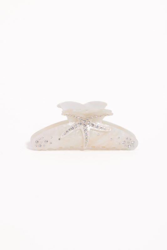 Myrtle Hair Clip - Pearl