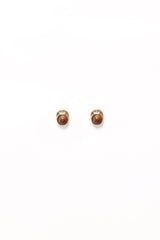Nova Earrings - Brown/Gold