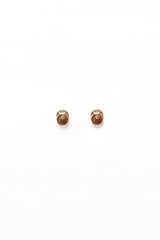 Nova Earrings - Brown/Gold