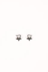 Scarlet Star Earrings - Silver