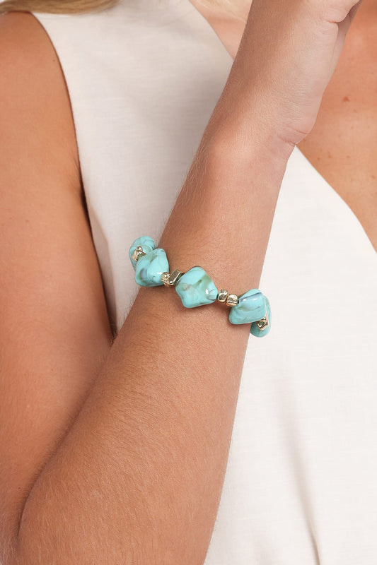 Serenity Bracelet - Blue/Gold