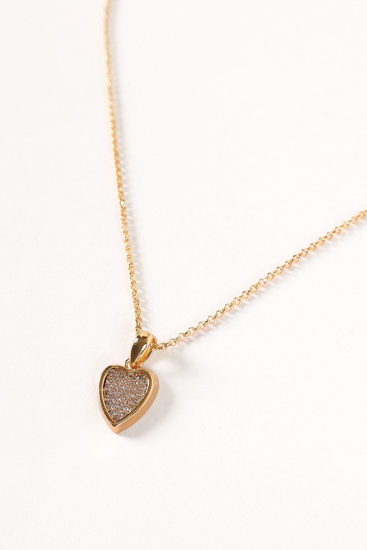 Sophie Heart Necklace - Gold