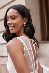 Sylvia Earrings - Gold