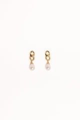 Tallulah Earrings - Gold/Pearl