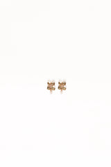 Trina Flower Earrings - Gold/Pearl