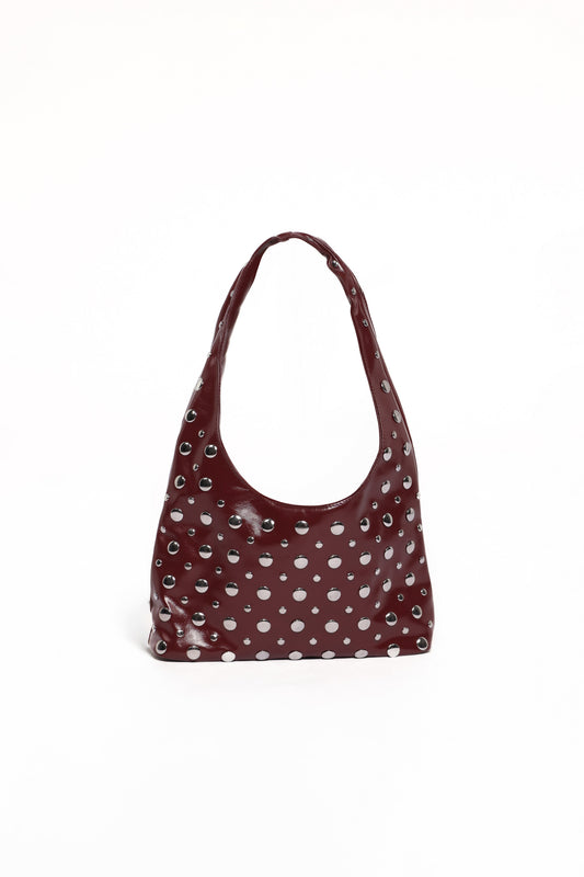 Valerie Studded Bag - Red