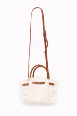 Willow Bag - White/Brown