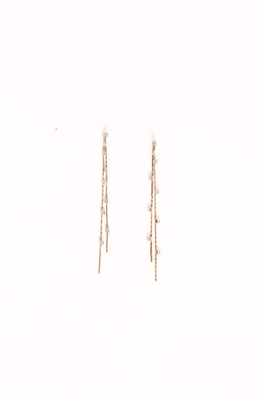 Yves Drop Earrings - Gold