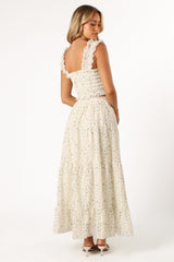 Amberlyn Maxi Skirt - Blue Floral
