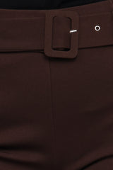 Benton Belted Pant - Brown