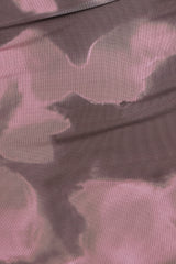 Caelira Skirt - Pink/Brown Print