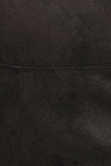 Carolyn Faux Suede Pant - Black