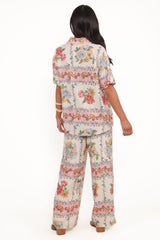 Cascais Pants - Rose Tile