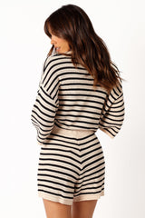 Cherie Knit Short - Sand Black