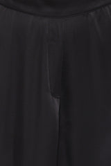 Clara Wide Leg Tailored Pant - Black