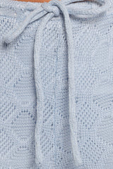 Cora Knit Pant - Blue